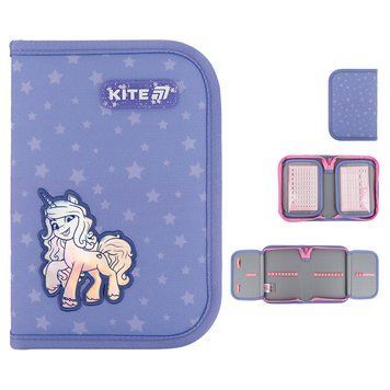 Пенал без наповнення Kite My Little Pony LP25-622, 1 відділення, 2 відворот LP25-622 фото