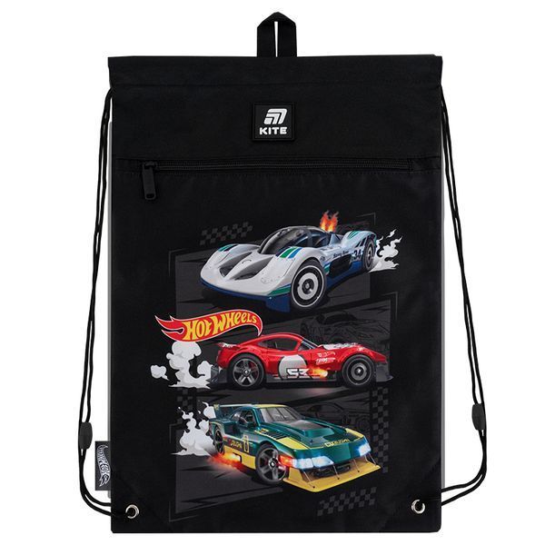 Сумка для взуття з кишенею Kite Education Hot Wheels HW25-601M-1 HW25-601M-1 фото