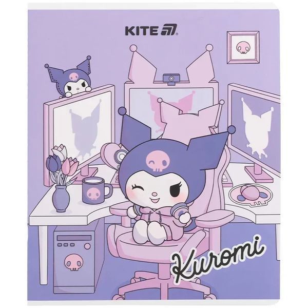 Зошит шкільний Kite Kuromi 24 аркуші, клітинка HK25-238 HK25-238 фото