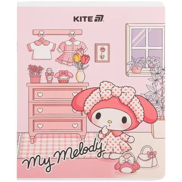 Зошит шкільний Kite Kuromi 24 аркуші, клітинка HK25-238 HK25-238 фото