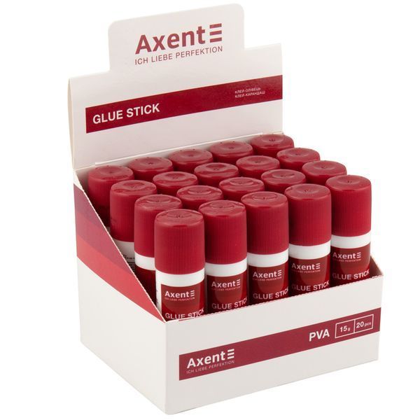 Клей-олівець Axent PVA-7102 15 гр (20 шт) 7102-A фото