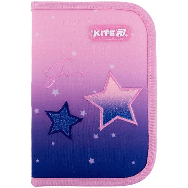 Пенал без наповнення Kite Sparkling K25-622-1, 1 відділення, 2 відворот K25-622-1 фото