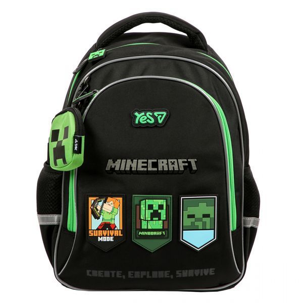Рюкзак шкільний напівкаркасний Yes S-115M Minecraft Mode 550298 550298 фото