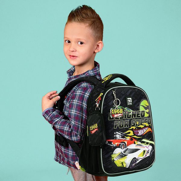 Рюкзак шкільний каркасний Kite Education Hot Wheels HW24-555S HW24-555S фото