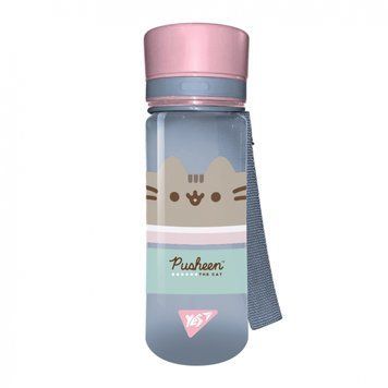 Пляшка для води Yes Pusheen 400 мл, сіра 708319 708319 фото
