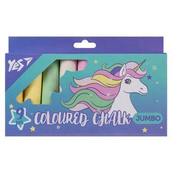 Крейда кольорова Yes "Glamour", 9 шт, JUMBO 400507 400507 фото