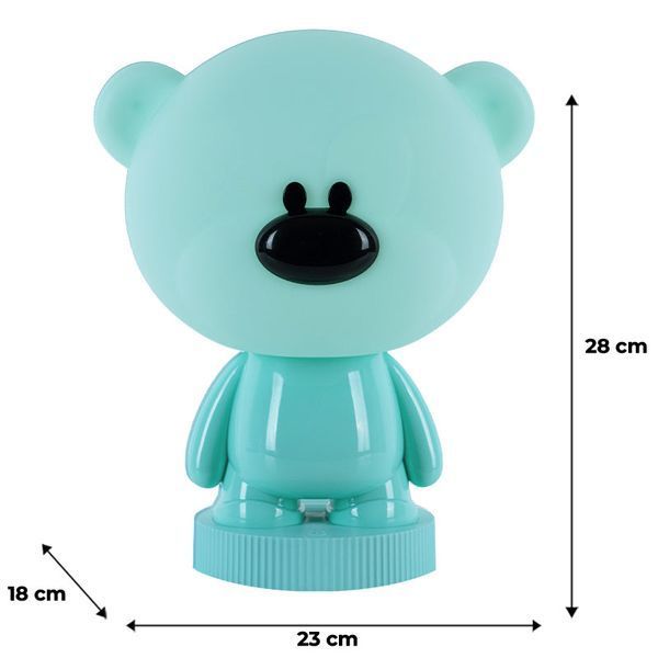 Світильник-нічник LED з акумулятором Bear Kite K24-490-2-4, зелений K24-490-2-4 фото