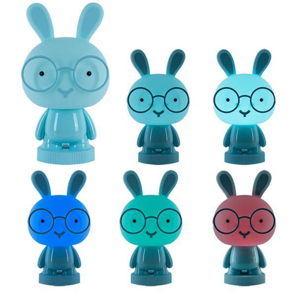 Світильник-нічник LED з акумулятором Bunny Kite K24-490-1-3, блакитний K24-490-1-1 фото
