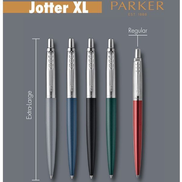 Ручка кулькова Parker Jotter XL Monochrome Black BT BP Тризуб 12432_TR 12432_TR фото