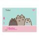 Альбом для малювання YES А4 12 аркушів на скобі з перфорацією Pusheen 130588 130588 фото 1