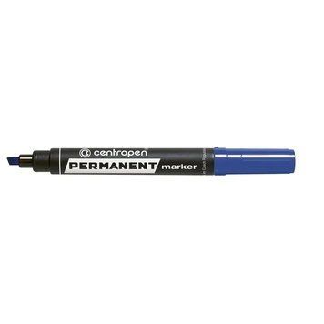 Маркер Centropen Permanent 1-4,6 мм клиноподібний синій 8576/03 8576/03 фото