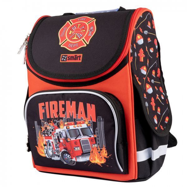 Рюкзак шкільний каркасний Smart PG-11 Fireman 559015 559015 фото