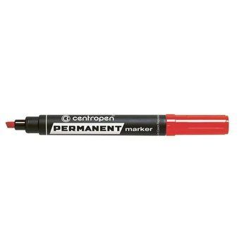 Маркер Centropen Permanent 1-4,6 мм клиноподібний червоний 8576/02 8576/02 фото