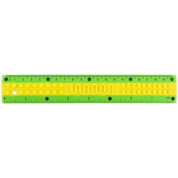 Лінійка пластикова Kite Classic K-1268-3, 20 см K-1268-3 фото