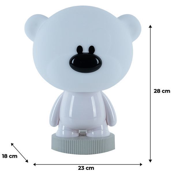 Світильник-нічник LED з акумулятором Bear Kite K24-490-2-1, білий K24-490-2-1 фото