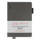 Щоденник діловий Leo Planner датований Binario А5 2027 м'який графіт 368 сторінок 252726 252726 фото 1