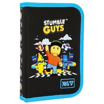Пенал твердий одинарний з двома клапанами Yes HP-04 Stumble Guys 533747 533747 фото