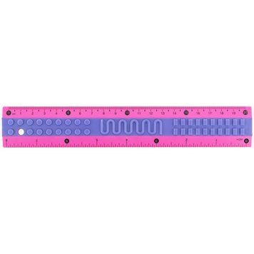 Лінійка пластикова Kite Classic K-1268-1, 20 см K-1268-1 фото