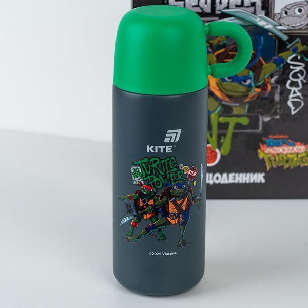 Термос Kite Ninja Turtles NT25-312, 480 мл, сірий NT25-312 фото