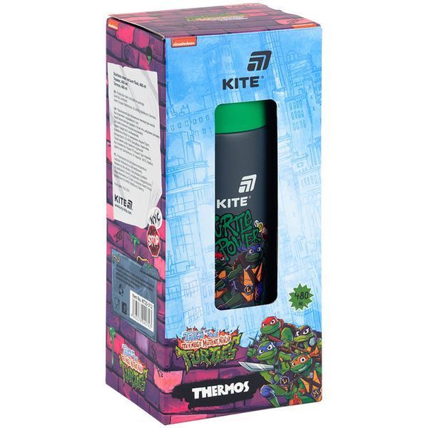 Термос Kite Ninja Turtles NT25-312, 480 мл, сірий NT25-312 фото