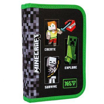 Пенал твердий одинарний з клапаном Yes HP-03 Minecraft Reality 533733 533733 фото