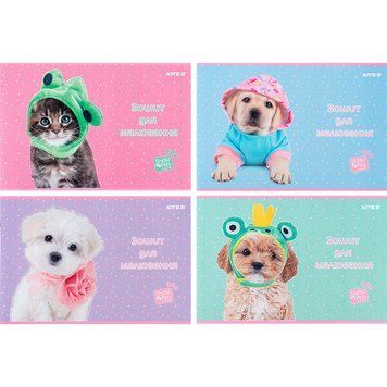 Альбом для малювання Kite Studio Pets SP24-242, 24 аркуша SP24-242 фото