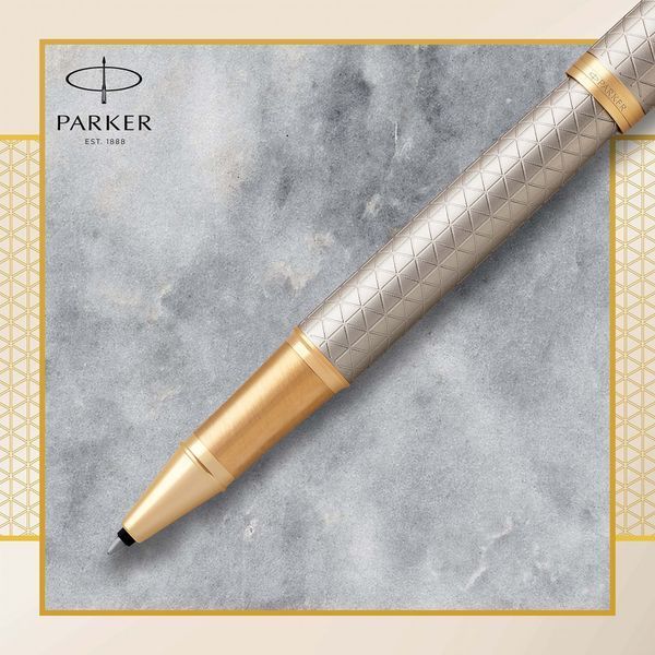 Ручка-ролер Parker IM Premium Warm Silver GT RB 24 122 24122 фото