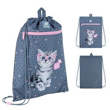 Сумка для взуття з кишенею Kite Education Studio Pets SP25-601M-1 SP25-601M-1 фото