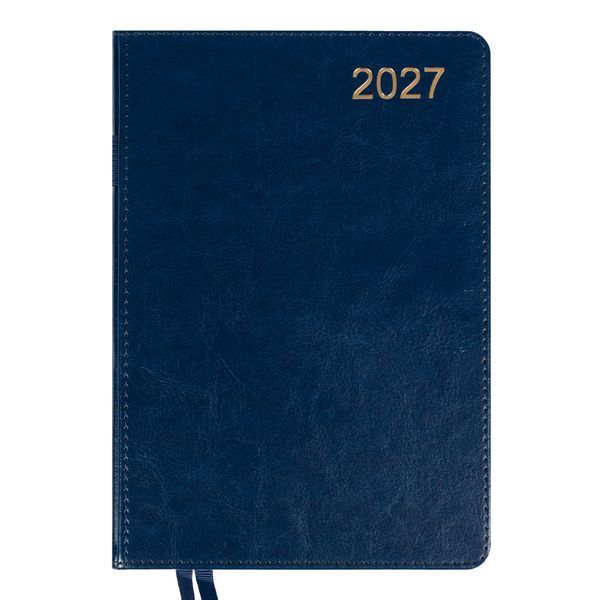 Щоденник діловий Leo Planner City A5 датований 2027 твердий синій 368 сторінок 252752 252752 фото