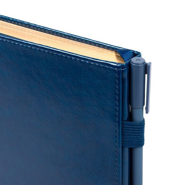 Щоденник діловий Leo Planner City A5 датований 2027 твердий синій 368 сторінок 252752 252752 фото