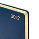 Щоденник діловий Leo Planner City A5 датований 2027 твердий синій 368 сторінок 252752 252752 фото 3