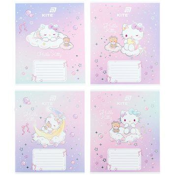Зошит шкільний Kite Hello Kitty HK26-235-1, 12 аркушів, коса лінія HK26-235-1 фото