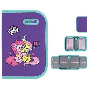 Пенал без наповнення Kite My Little Pony LP26-622, 1 відділення, 2 відвороти LP26-622 фото