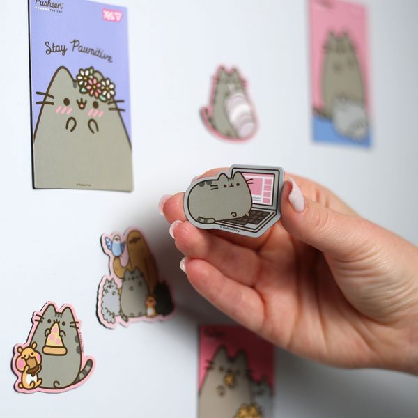 Магніти фігурні Yes Pusheen Laptop 3 шт 708549 708549 фото