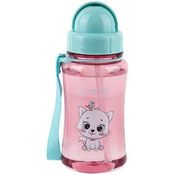 Пляшечка для води Kite Kitty K25-399-2, 350 мл, рожева K25-399-2 фото