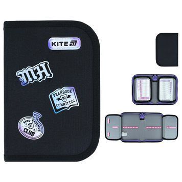 Пенал без наповнення Kite Monster High MH26-622, 1 відділення, 2 відвороти MH26-622 фото