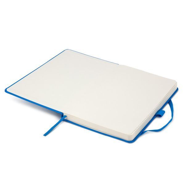 Книга записна Axent Partner 8201-07-A, A5-, 125x195 мм, 96 аркушів, клітинка, тверда обкладинка, блакитна 8201-07-A фото