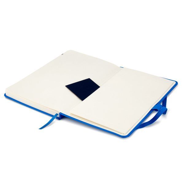 Книга записна Axent Partner 8201-07-A, A5-, 125x195 мм, 96 аркушів, клітинка, тверда обкладинка, блакитна 8201-07-A фото