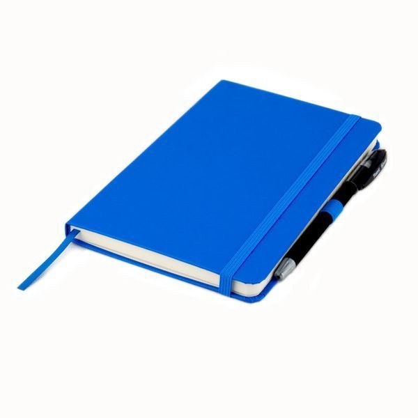 Книга записна Axent Partner 8201-07-A, A5-, 125x195 мм, 96 аркушів, клітинка, тверда обкладинка, блакитна 8201-07-A фото