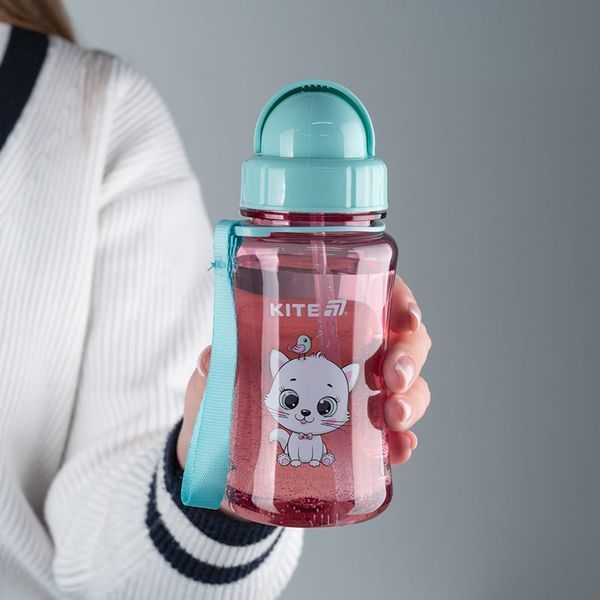 Пляшечка для води Kite Kitty K25-399-2, 350 мл, рожева K25-399-2 фото