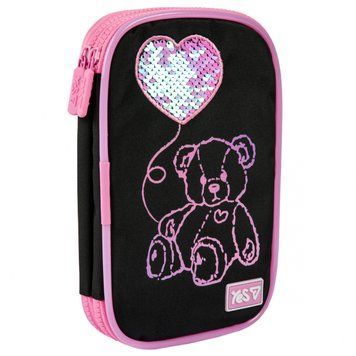 Пенал м'який Yes PH-35 з LED Pink Bear 533777 533777 фото