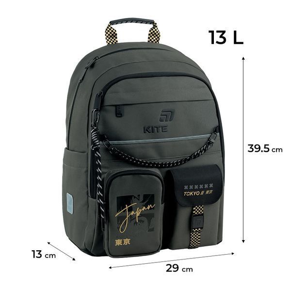 Рюкзак шкільний напівкаркасний Kite Education Tokyo Vibe K26-584M-4 K26-584M-4 фото
