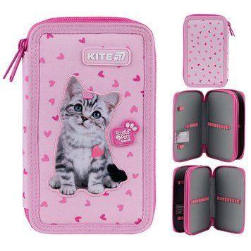 Пенал без наповнення Kite Studio Pets SP25-623, 2 відділення SP25-623 фото