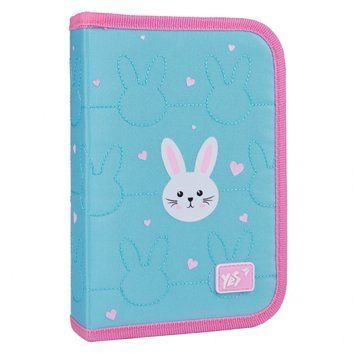 Пенал твердий Yes одинарний з двома клапанами HP-04 Funny Bunny 533625 533625 фото