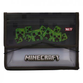 Папка для зошитів Yes пластикова на резинці В5 Minecraft Creepers 492360 492360 фото
