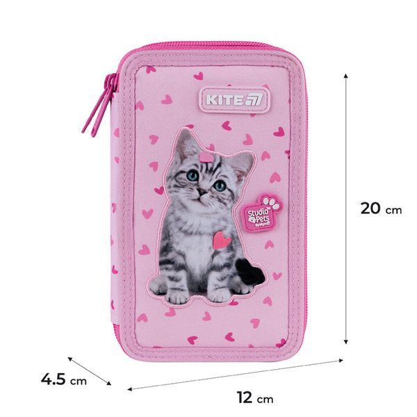 Пенал без наповнення Kite Studio Pets SP25-623, 2 відділення SP25-623 фото