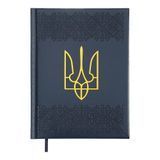 Щоденник датований 2027 Buromax Heraldy зі штучної шкіри А5 336 сторінок кобальтовий BM.21128-54 BM.21128-54 фото