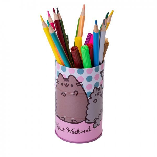 Стакан-підставка бочка Yes Pusheen метал 708099 708099 фото