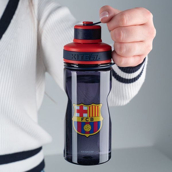 Пляшечка для води Kite FC Barcelona BC25-397, 500 мл, синя BC25-397 фото