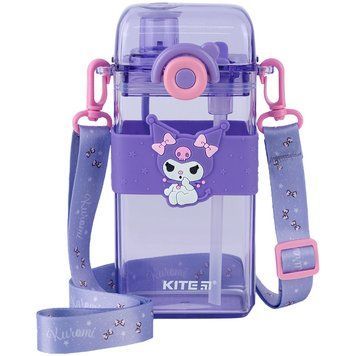 Пляшечка для води Kite Kuromi HK24-1203-1, 500 мл, 18x8x6,5 см HK24-1203-1 фото